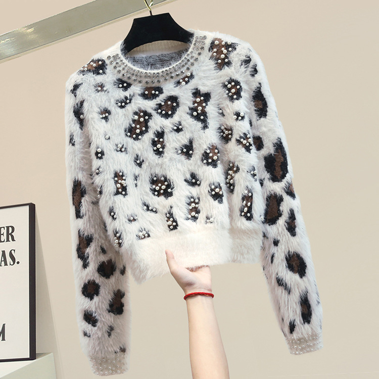 Leopard Knit Sweater 6