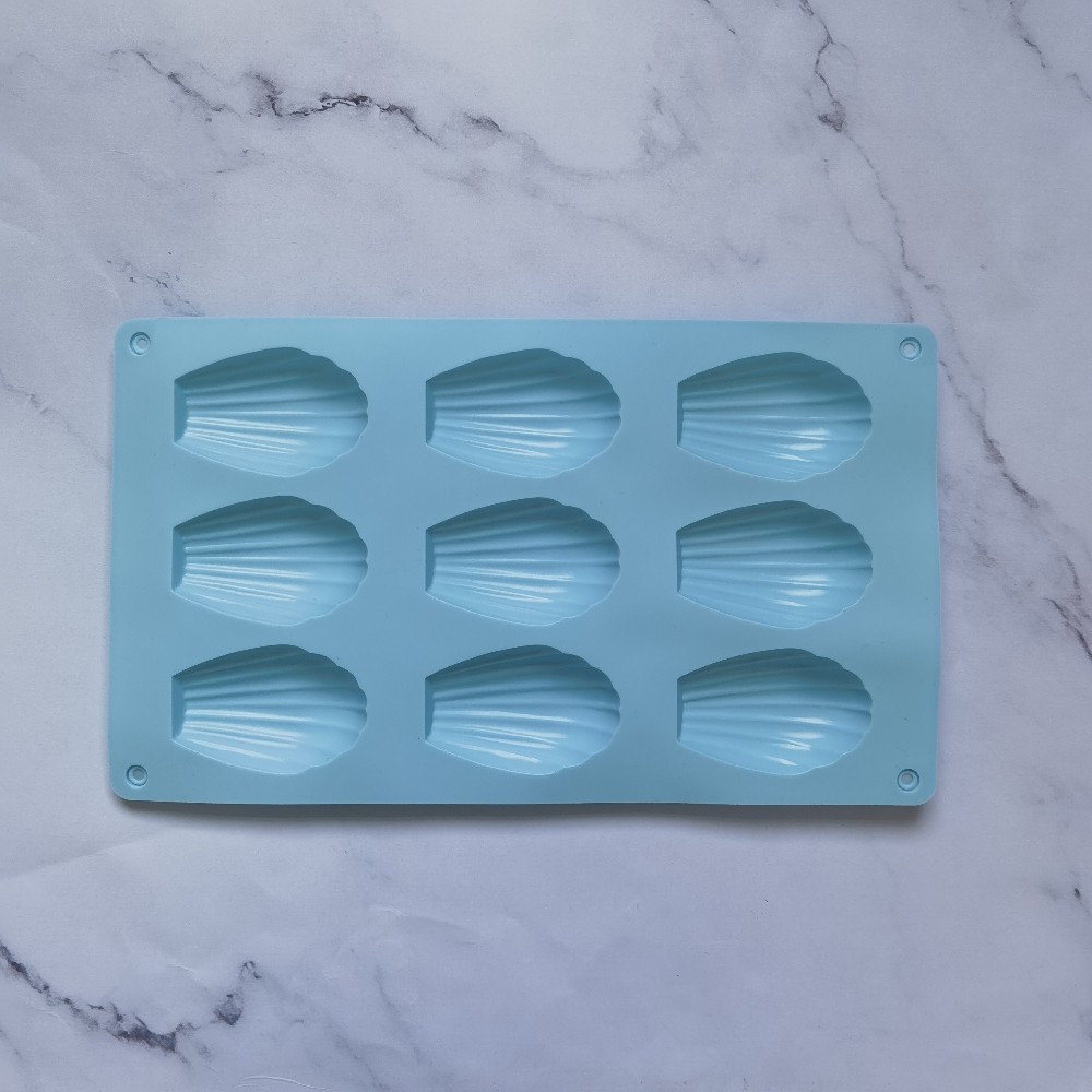 9 conchas de chocolate 9 molde de silicona pastel helado pudín molde de postre jabón utensilios