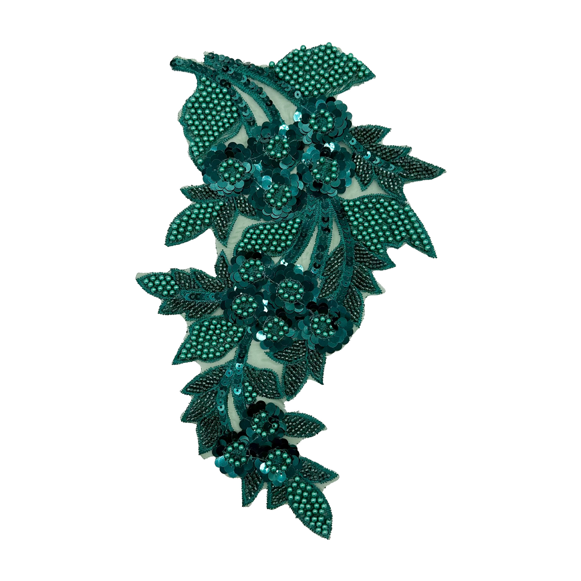 Cuántas perlas bordadas flores de fabricación pesada DIY vestido de boda vestido de noche vestido de baile accesorios de ropa image 15