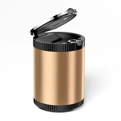 alloy car ashtray, Car ashtray - gold