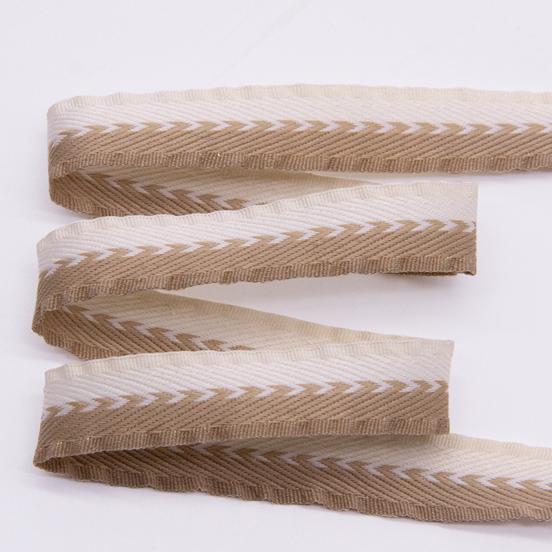 Tianyi Beauty diy toque de cabello diy cinta de encaje bicolor 1.2cm herringbone cinta de encaje bicolor