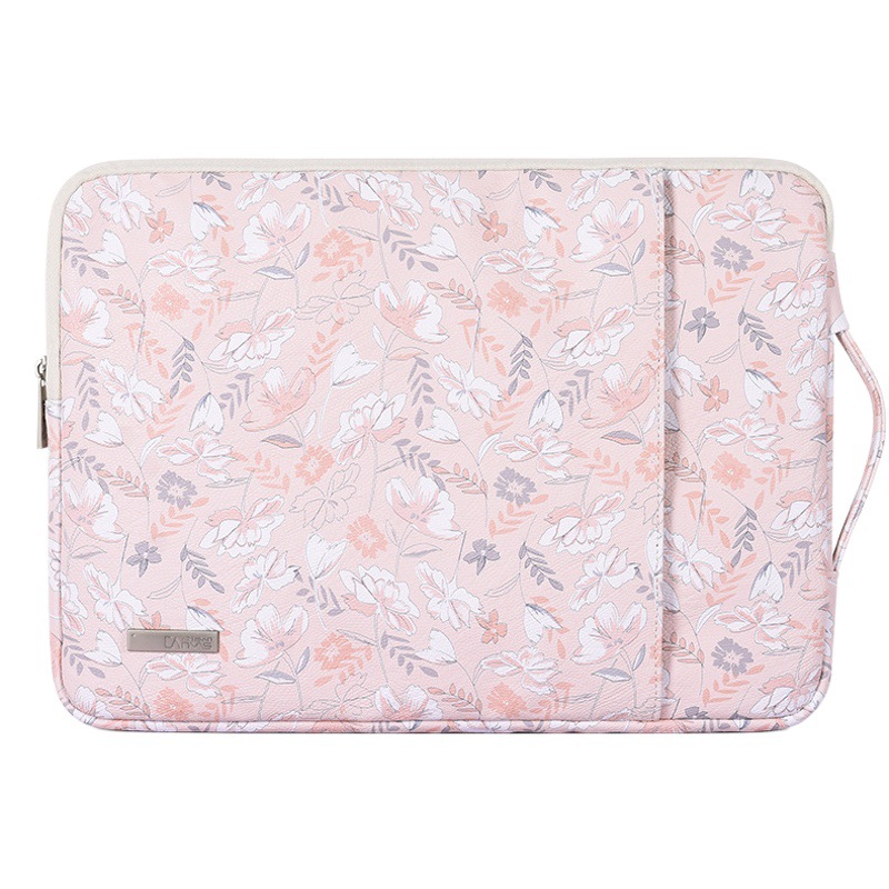 Imitación de cuero PU portátil funda protectora con mango telescópico impermeable casual negocios Tablet PC liner bolsa