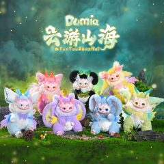 メイツリーのぬいぐるみDUMIA雲遊山海古風山海経が誕生日プレゼントを飾っています。