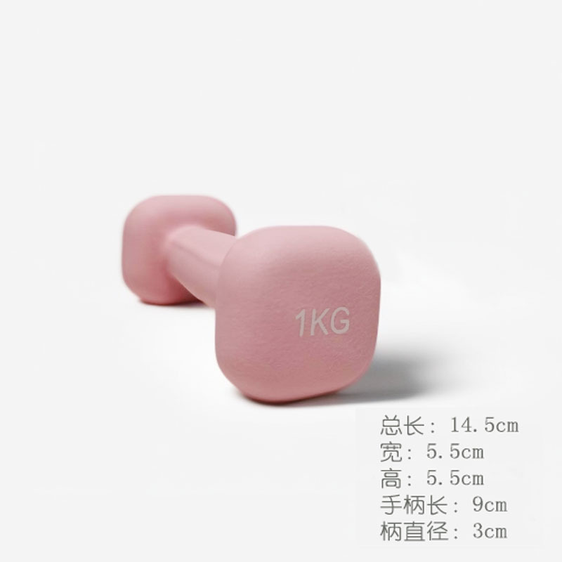 Sakura Pink 1KG [Square Head Dumbbell] Single
