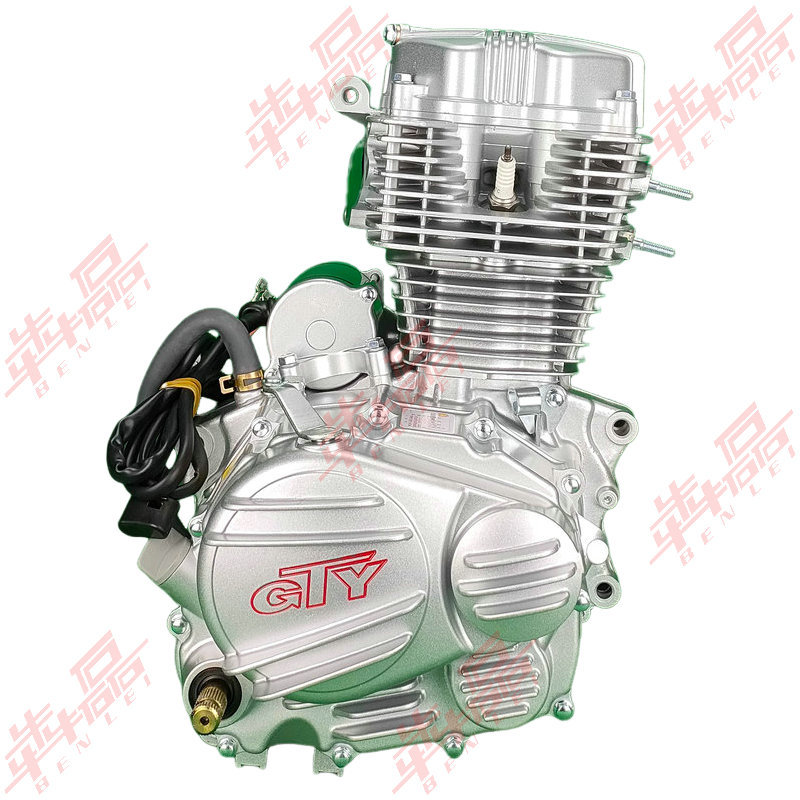 Gty Air-Cooled King Cg125150175200250300 Air-Cooled Push Rod Machine Two-Wheeled Motorcycle Engine Assembly