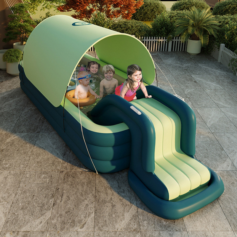 Automatic inflatable canopy children's i...