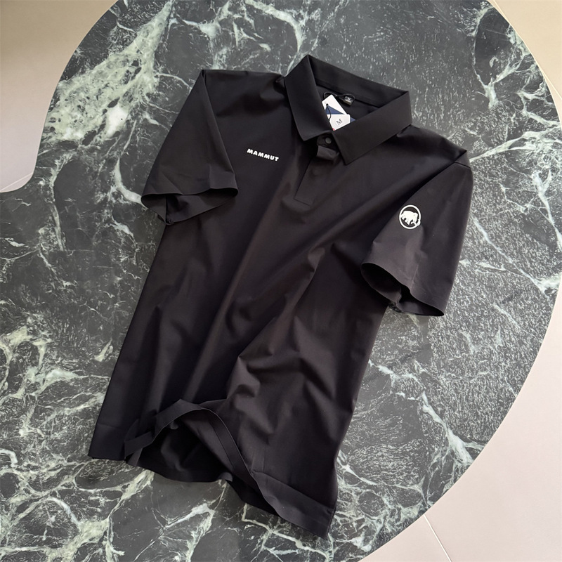 26 Mammoth Short-Sleeved T-Shirt Men's Polo Shirt Breathable Sports Loose Quick-Drying Elastic Stand-Up Collar Half-Sleeved Top 26 Mammoth Short-Sleeved T-Shirt Men's Polo Shirt Breathable Sports Loose Quick-Drying Elastic Stand-Up Collar Half-Sleeved Top