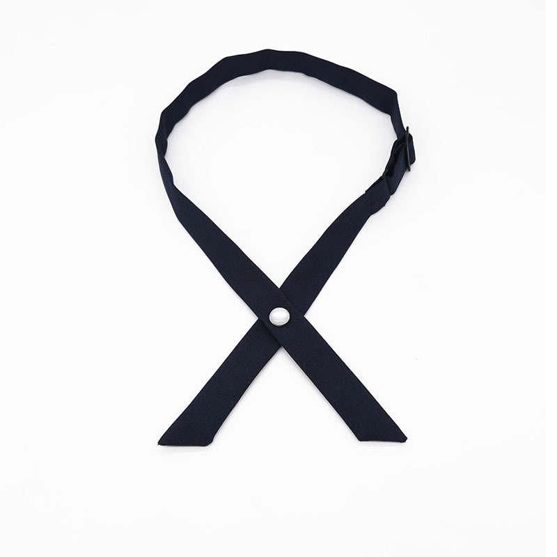 En stock Tailandia uniforme escolar Cruz pequeña pajarita nuevo estilo de la Universidad japonesa fina Cruz JK color sólido pajarita al por mayor