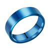 Glossy ring stainless steel, polishing cloth, accessory, European style, 8mm, mirror effect