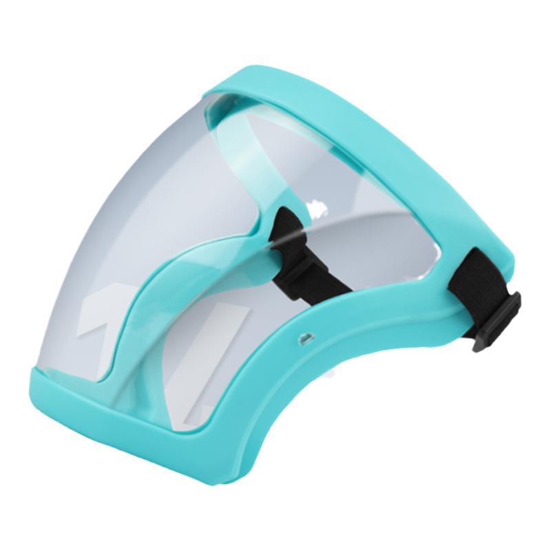 Máscara protectora de seguridad para niños Green Forest, antipartículas, antipolvo, capucha transparente, a prueba de viento, antisalpicaduras, protector facial para los ojos