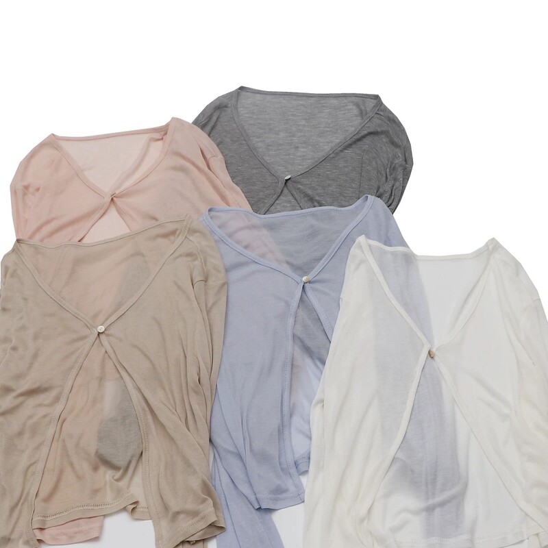Summer New Japanese-Style White Slightly Sheer Thin Top Lyocell Tencel Breathable Sun-Protective Long-Sleeve Cover-Up Jacket for Women