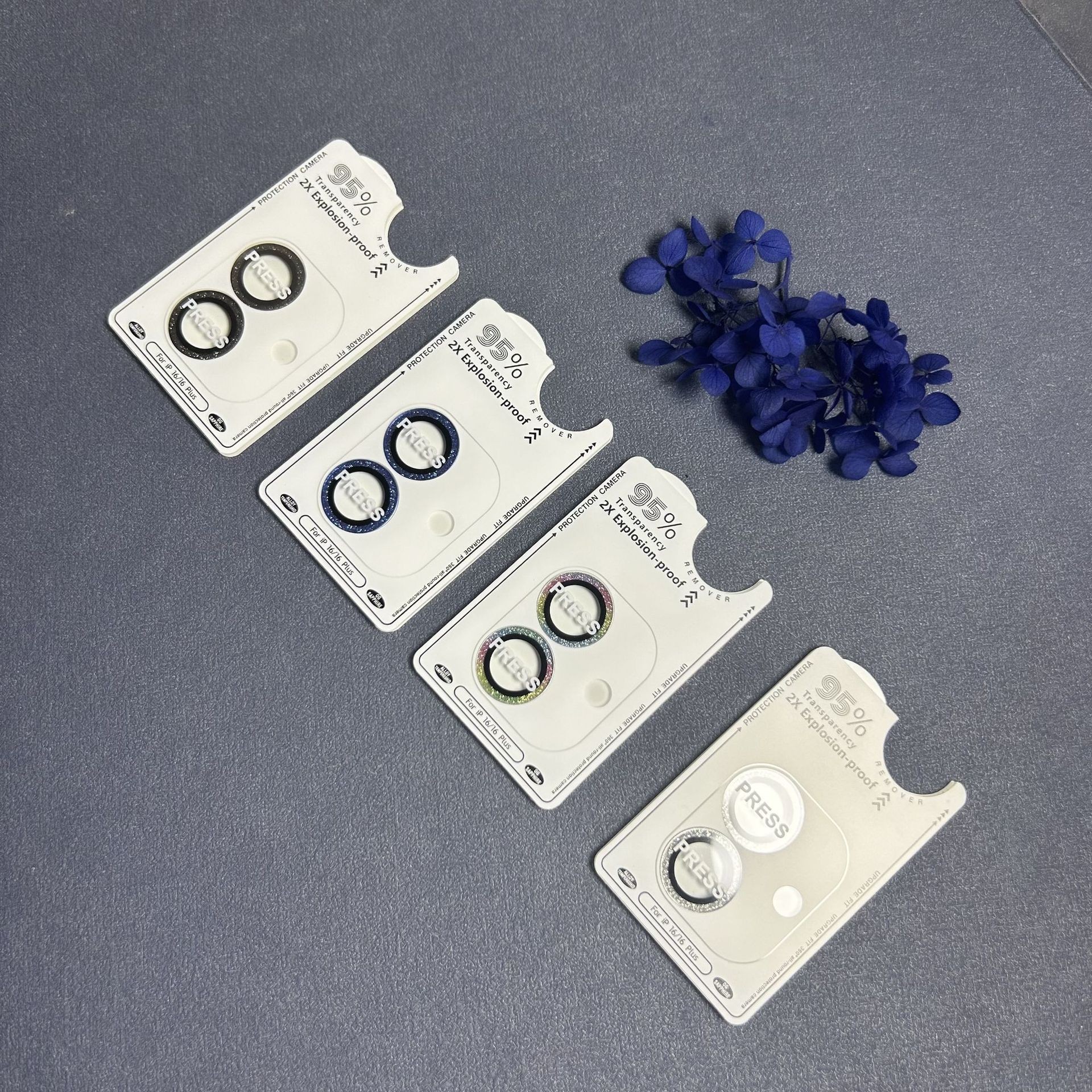 Aplicable a Apple 16promax Flash Powder Positioning Metal Lens Film Rear Camera Second Adhesive Hawk Eye Film Protector