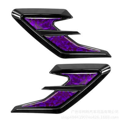 Car Fender Modification Stickers, Other Automotive Exterior Supplies - purple