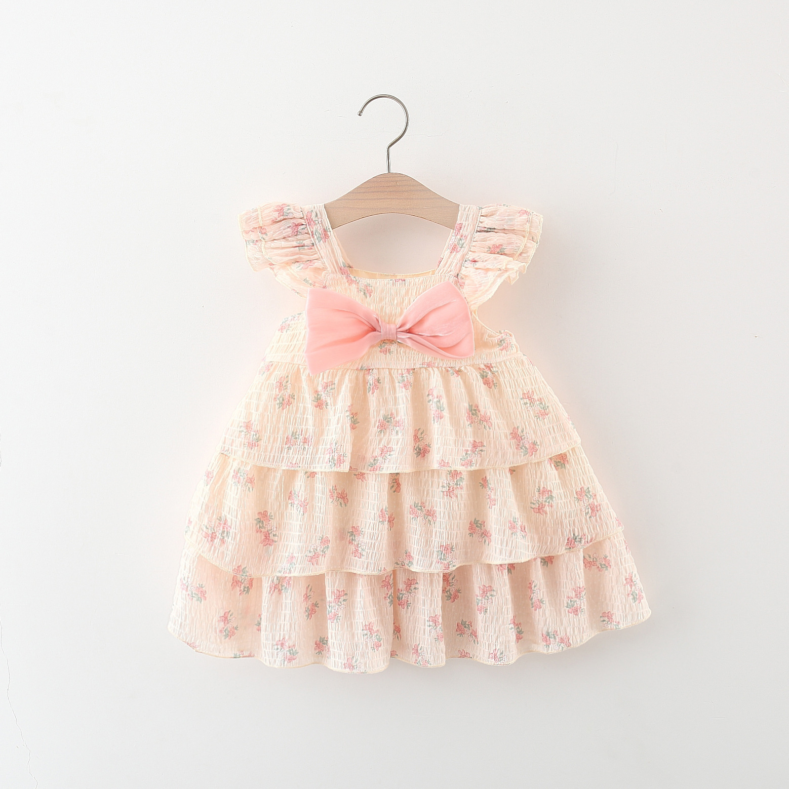 Cute Bow Knot Cotton Girls Dresses display picture 1