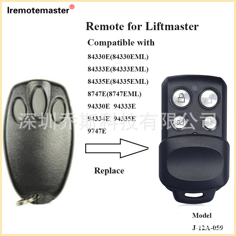 车库门遥控器兼容94330 C945 cm 832 cm844  84335 94335E Remote