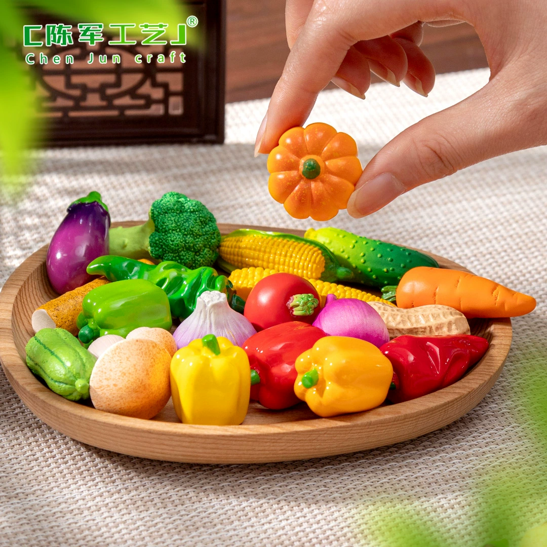 Creative big realistic food play, small decorations with accessories, micro landscape, DIY decoration