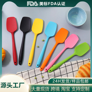 Factory Silicone Scraper Large Cake Spatula Cream Silicone Scraper Household Baking Silicone Scraper in stock Wholesale
