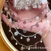 DIY Цепь Белая Роза Лолита Детская одежда Игрушка с Живой Ручной Цепь Браслет Ожерелье Аксессуары