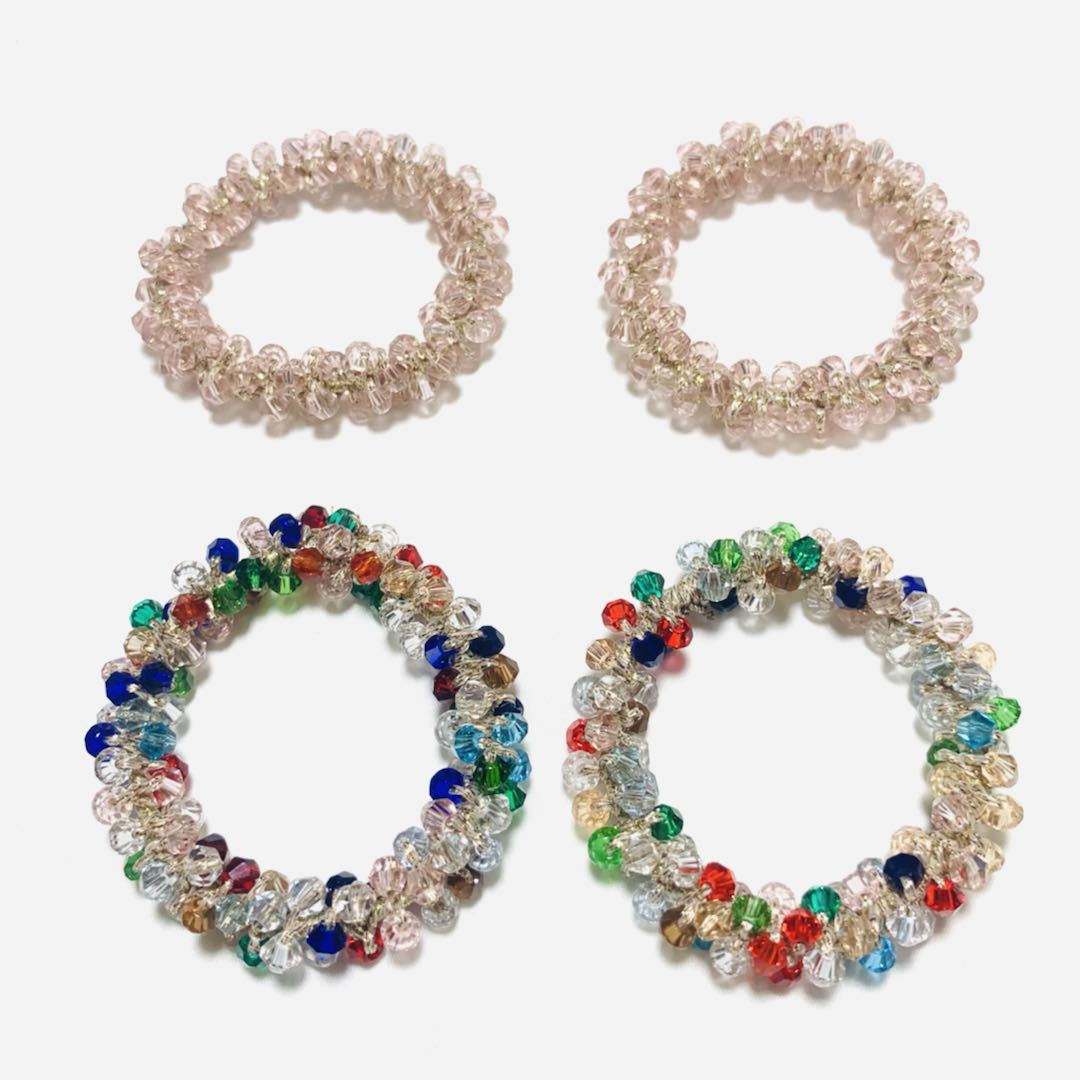 Rhinestone Hair Tie Internet Celebrity Hot-Selling Comb Bracelet Dual-Use Versatile Hair Rope Personalized Ponytail Hair Accessory Wholesale Cross-Border