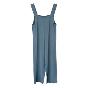 Tao Chuan [Straight-leg Suspender Pants] Age-reducing Fashionable Slimming Sag Loose Wide-leg Suspender Jumpsuit for Women 5256