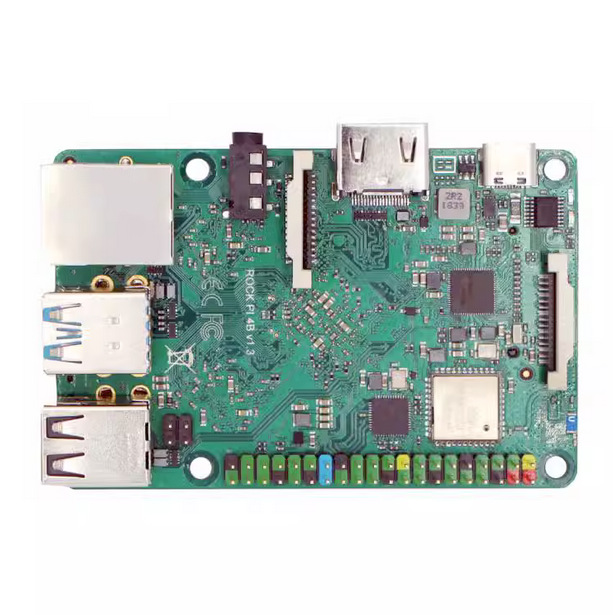 ROCK Pi 4 开发板RK3399 B版 ROCK 4B 带 wifi蓝牙PoE 兼容树莓派