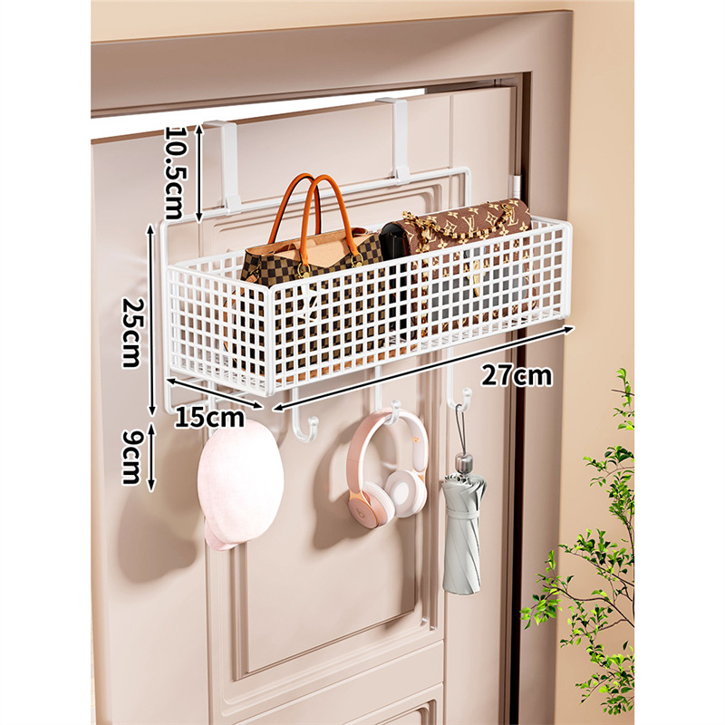 흰색 단층 중형(후크 포함)