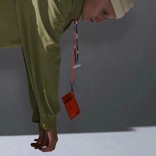 PVC Transparent Card Holder Bus Meal Card Access Card Case Pendant Decorative Bag Backpack Accessories for Men Trendy Compatible with School Bags for Girls INS