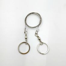 ♔野外求生装备手拉钢丝线锯链锯绳锯线据条 救生锯 户外生存用品