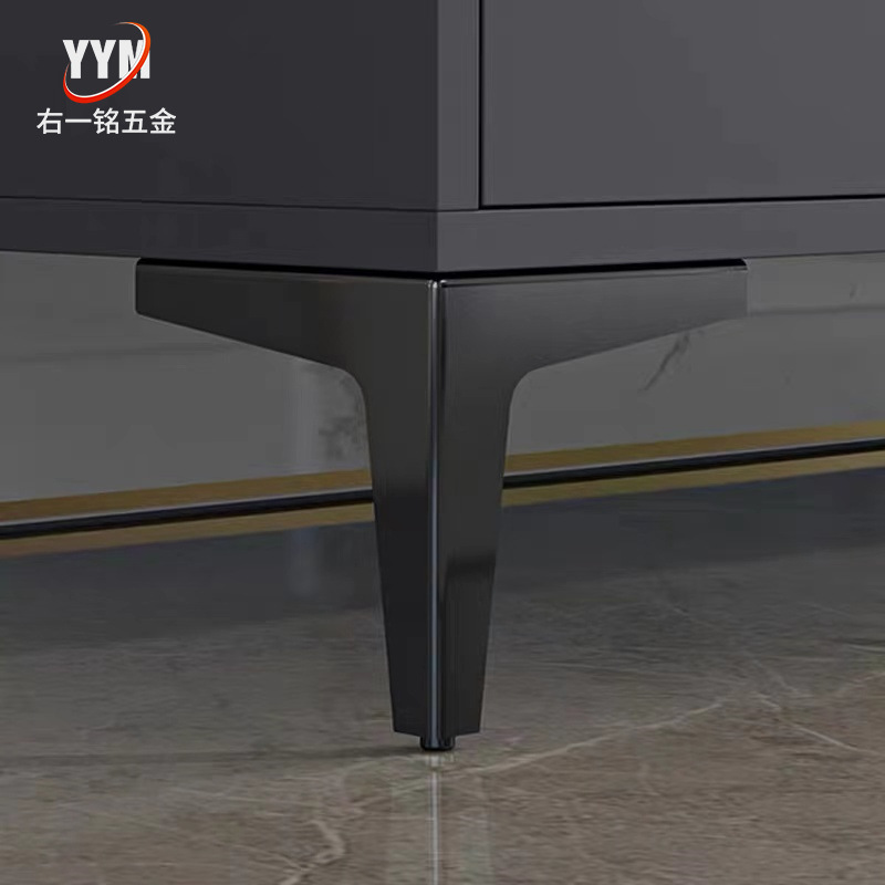 Light luxury furniture feet thickened three-pointed feet table feet sofa feet coffee table legs TV cabinet feet bedside table support metal feet 2