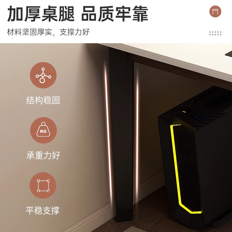 Escritorio de escritorio, escritorio de escritorio, escritorio de estudio de dormitorio, escritorio de trabajo simple con cajón, escritorio de oficina