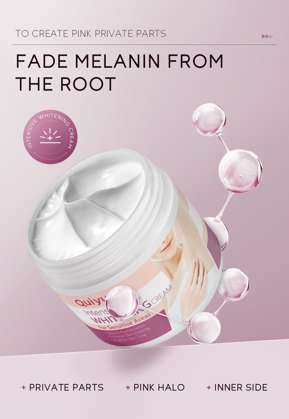 Cross-border QUIYUM Armpit Cream 30g Hydrating and moisturizing topical hydrating cream skin care product manufacturer wholesale and consignment undefined