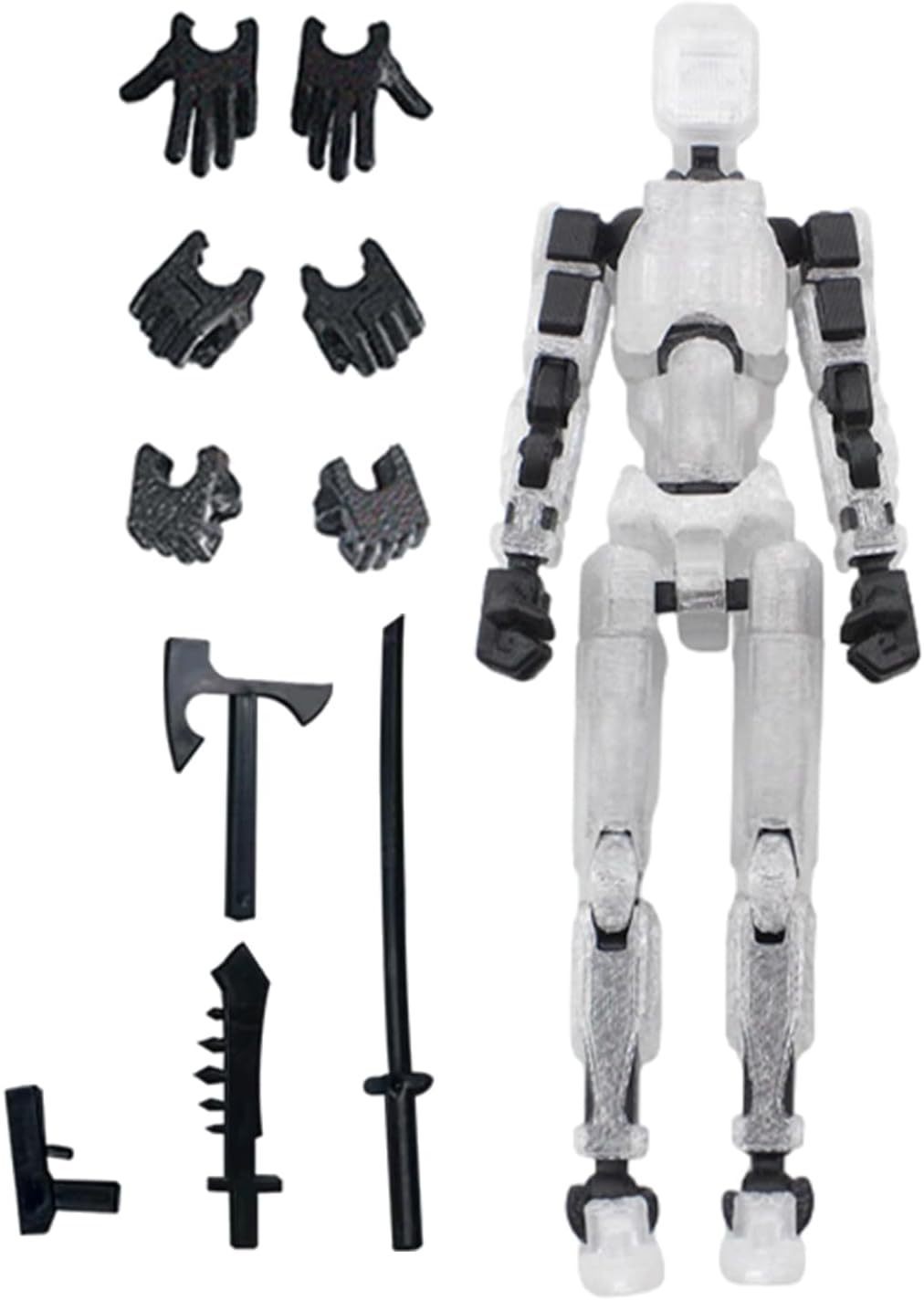 Muñeca móvil de articulaciones múltiples, robot, soldado, 3 generaciones, suerte, 13 modelos, decoración, descompresión, juguetes 3D