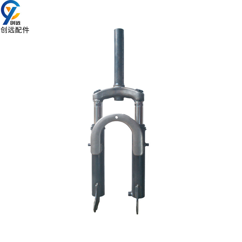 Amortiguador de choque en blanco horquilla delantera de bicicleta eléctrica horquilla delantera de aleación de aluminio horquilla delantera de bicicleta eléctrica de litio tenedor directo de fábrica