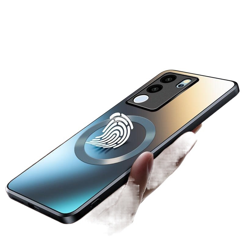 vivos17 携帯電話ケース新しい S17Pro 磁気つや消し保護カバーに適した高度なオールインクルーシブ落下防止ハードシェル 5 グラム|undefined