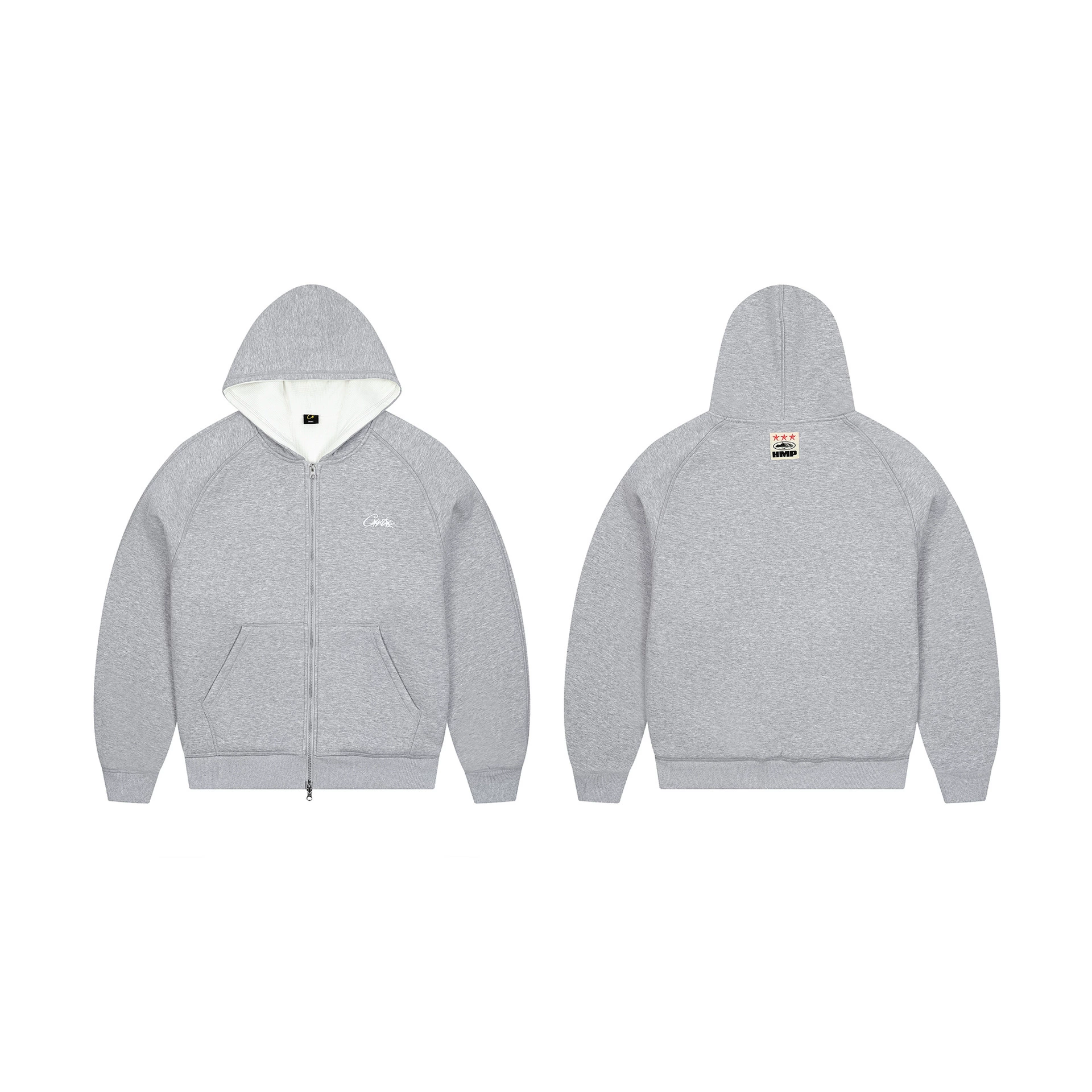 Внешняя торговля трансграничная правильная версия corteiz осень-зима новая капюшон с плюшевой свитер спортивный хип-хоп уличный тренд