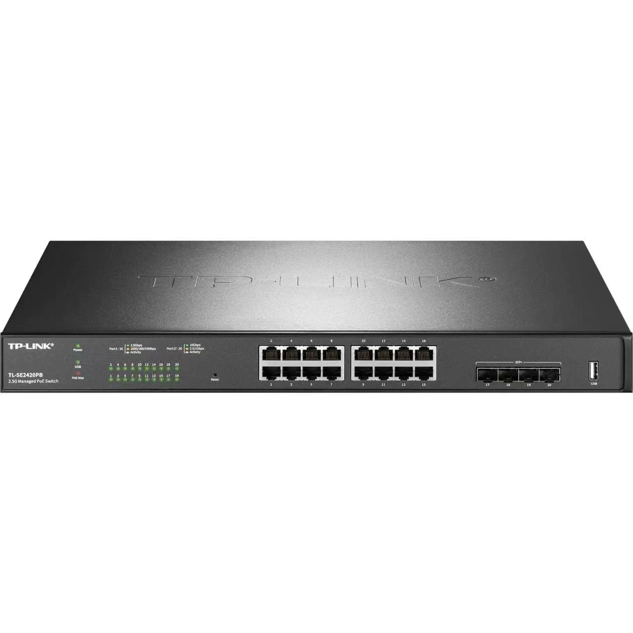 TP-LINK TL-SE2420PB 2.5G облачное управление PoE коммутатор