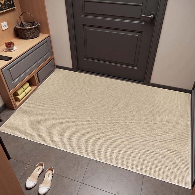 Capacho absorvente de argolas com design de abacaxi para entrada_voghion.com