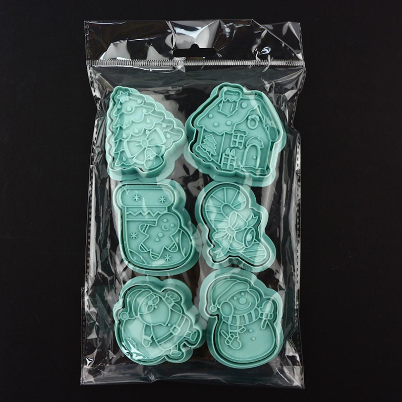 Navidad 3D 3D Stereo modelo de galletas boda Día de San Valentín astronauta animal OVNI Alien monstruo galleta molde