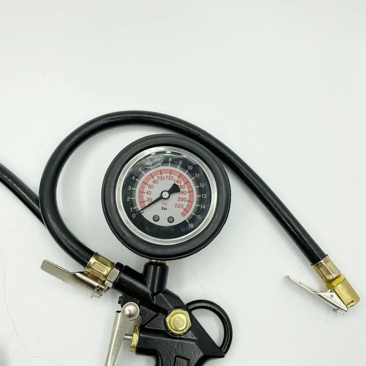 Air pressure gauge, tire pressure gauge with inflator, digital display car tire pressure monitor, inflator gun with digital display