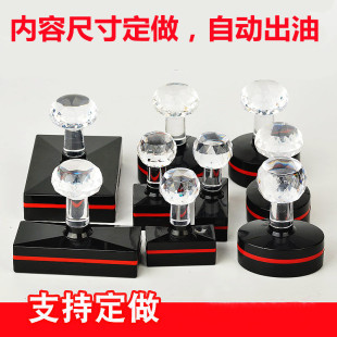 ly长方形印章原子章 自动出油按压式 检验作废章 光敏竣工章-阿里巴巴