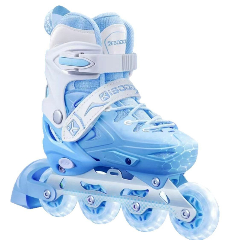 Niñas y niños de patinaje de rueda recta para niños y niños, patinaje de patinaje para niños novatos, patinaje de ruedas para niños