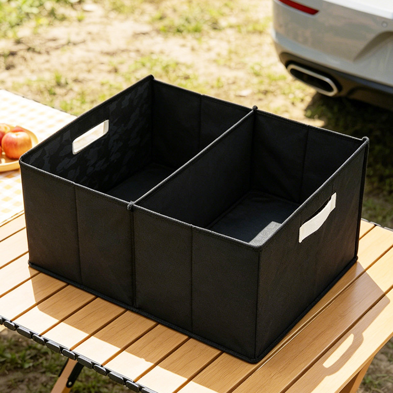 Caja de almacenamiento plegable montada en automóviles gran capacidad picnic camping cajas plegables al aire libre multifuncional maleta de almacenamiento al por mayor