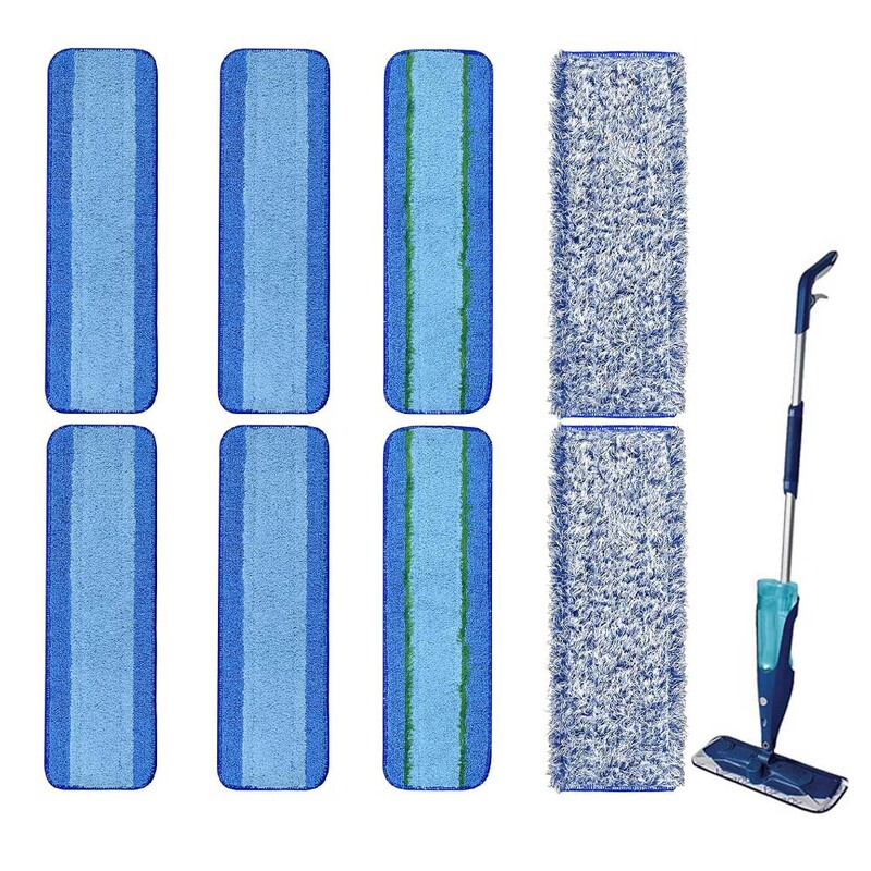 Compatible with Bona mop replacement cloth, dual-use for wet and dry cleaning, reusable fiber mop pad Compatible with Bona mop replacement cloth, dual-use for wet and dry cleaning, reusable fiber mop pad