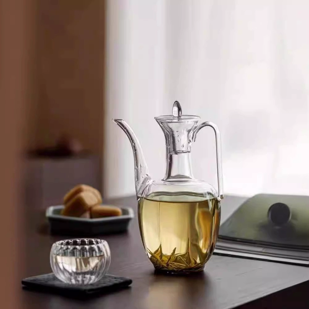 Имитация чайника Song Teapot, личность человека, Гормоген, Посуда для чая из стекла с высокой боросиликатной глиной, чайник-кувшин