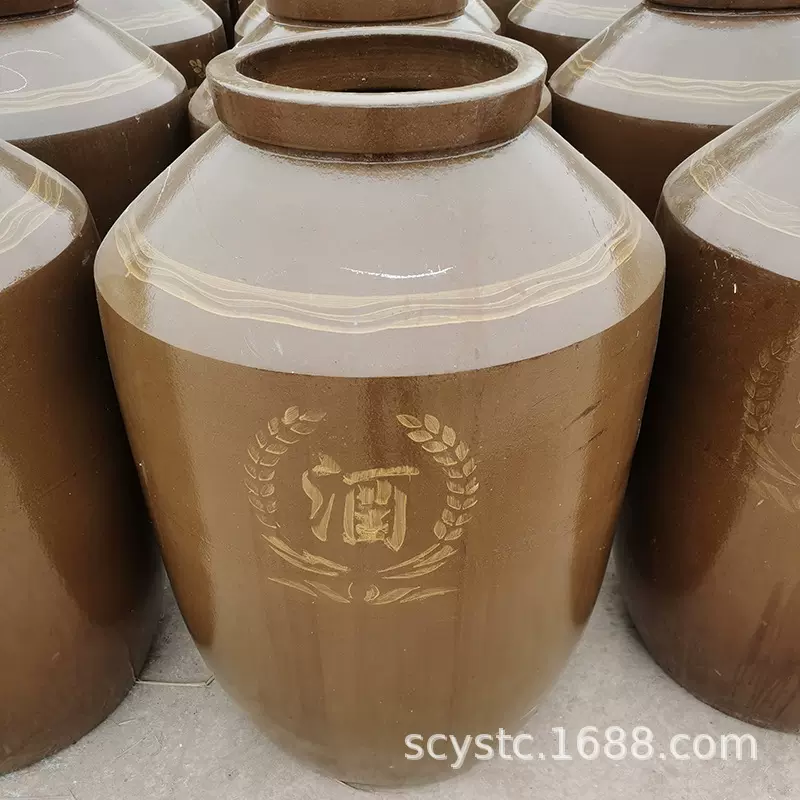【500斤陶瓷酒坛】四川隆昌土陶酒坛陶瓷储酒缸250kg发酵缸酒坛子