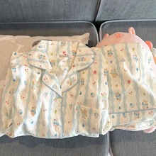纯棉睡衣女夏季新款短袖短裤可爱卡通小熊ins甜美少女家居服套装