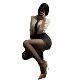 Beautiful Night Crisp Autumn New Sexy Underwear Women's Sexy Tight Hip Secretary Uniform Temptation Perspective Nightclub suit