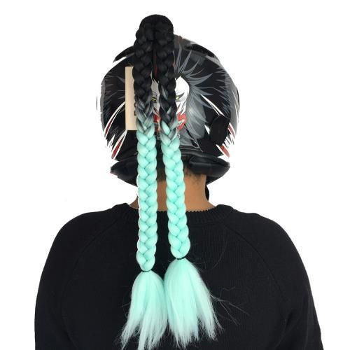 Style, Helmet Decoration – Motuoche Auto Parts and Accessories - black-and-cyan
