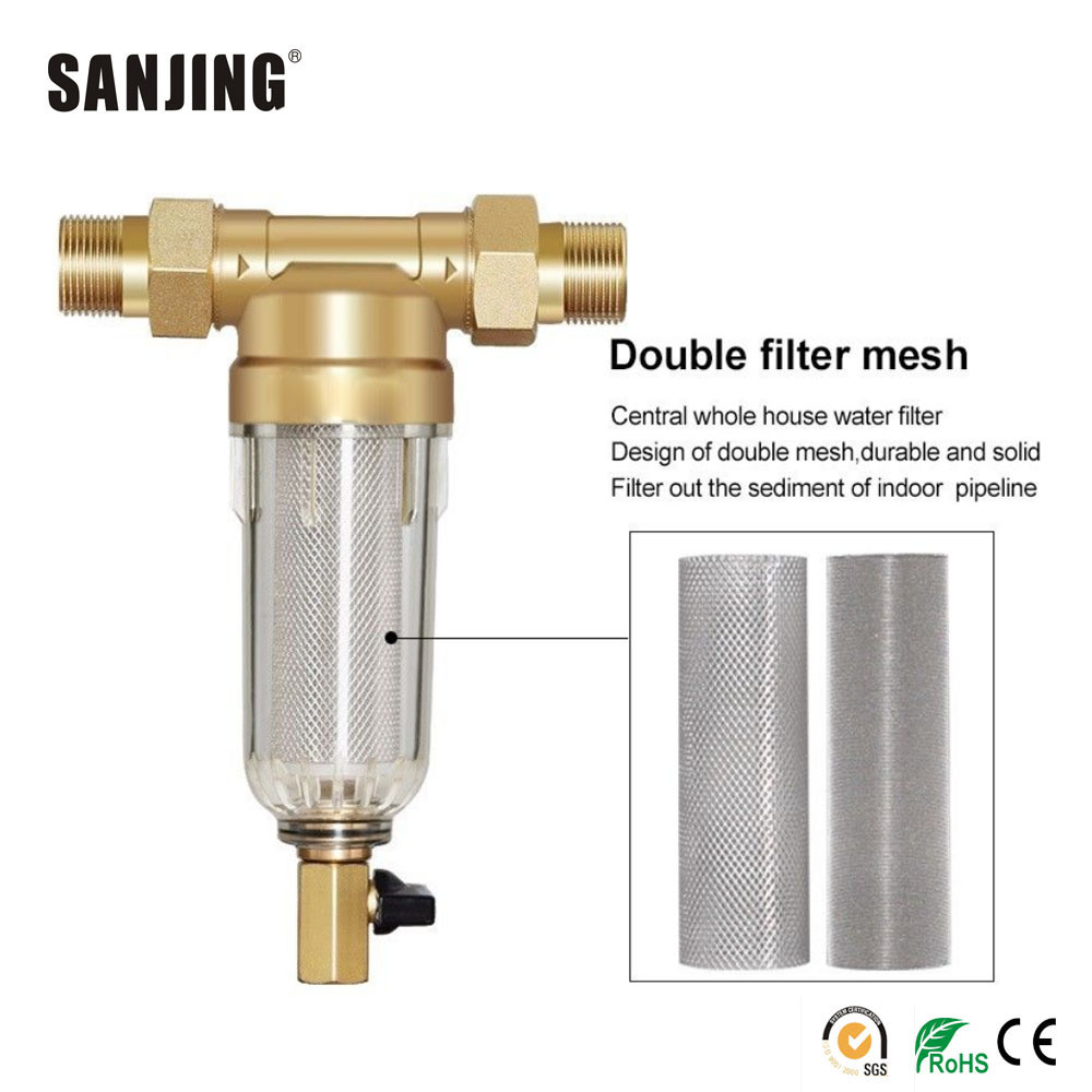 Filtro frontal de cobre puro transfronterizo hogar toda la Casa Hogar Central gran flujo no potable directa purificador de agua del grifo
