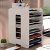 File rack desktop multi -layer pen holder storage frame office supplies can move the shelf A4 file frame book frame